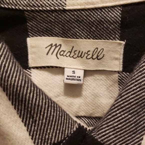 Madewell men's twill plaid button up - Picture 3 of 3